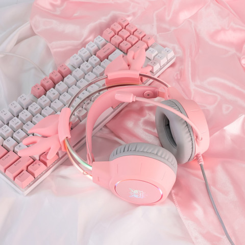 Onikuma X15 PRO Gamer Fejhallgató - Rénszarvasos