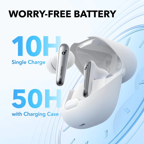 Anker Soundcore Liberty 4 NC Vezeték Nélküli Fülhallgató - Fehér
