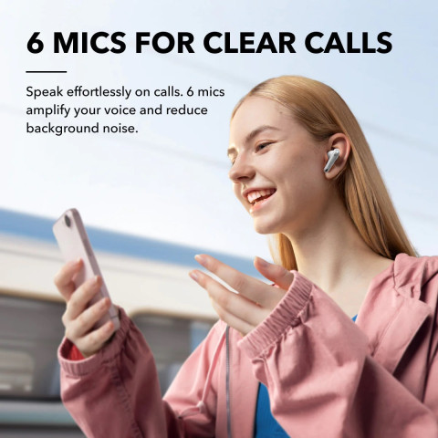 Anker Soundcore Liberty 4 NC Vezeték Nélküli Fülhallgató - Fehér