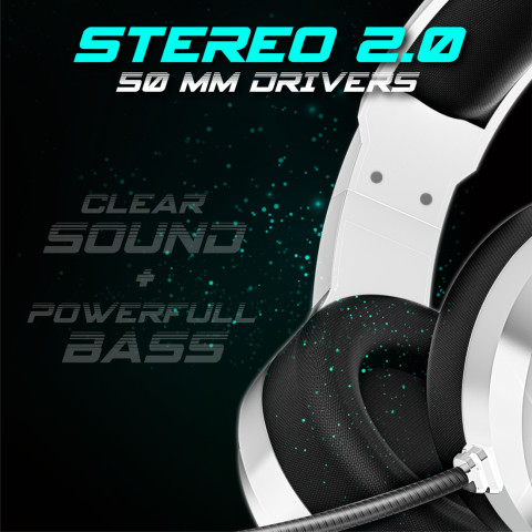 Spirit of Gamer PRO-H8 Gamer Headset - fehér