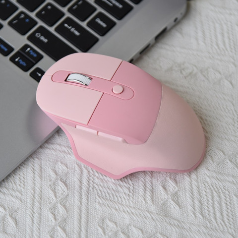 GEEZER M4DM Dual Mode Vezeték nélküli Egér 2.4GHz + BT - Pink