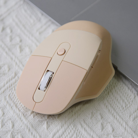 GEEZER M4DM Dual Mode Vezeték nélküli Egér 2.4GHz + BT - Bézs