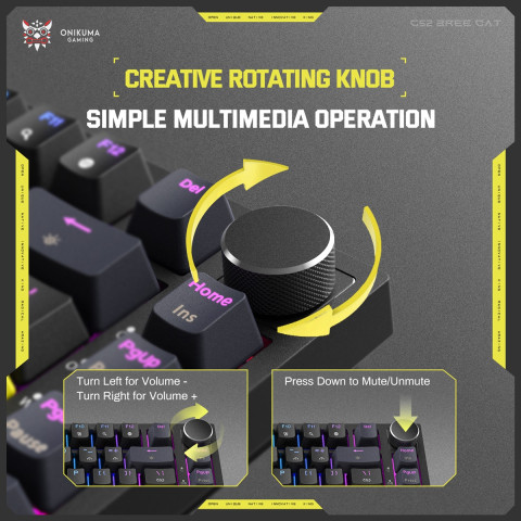 Onikuma G52 Mechanikus Gamer Billentyűzet