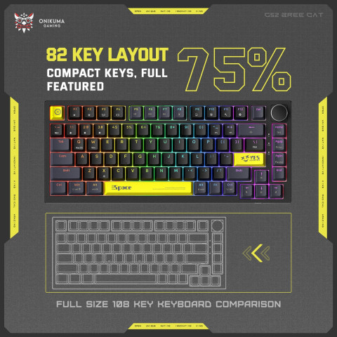 Onikuma G52 Mechanikus Gamer Billentyűzet