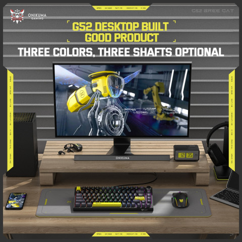 Onikuma G52 Mechanikus Gamer Billentyűzet
