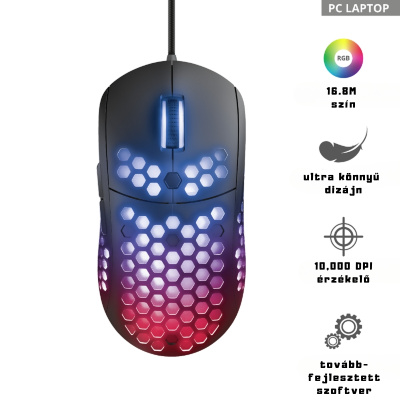 Trust GXT 960 Graphin ultrakönnyű gaming egér