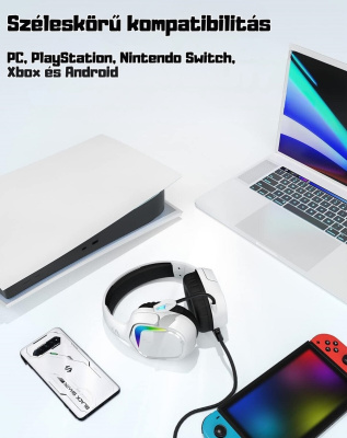 BlackShark BS-X1 RGB Gamer Fejhallgató