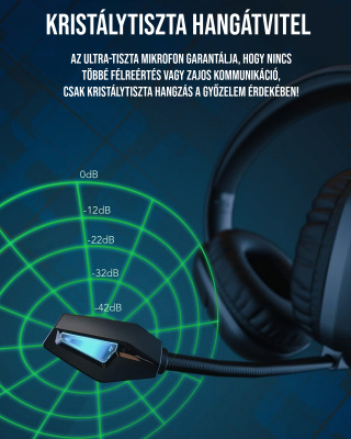 BlackShark BS-X1 RGB Gamer Fejhallgató