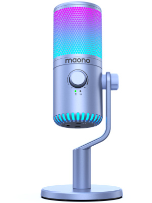 MAONO DM30 RGB USB Streamer/Gamer Mikrofon - Lila