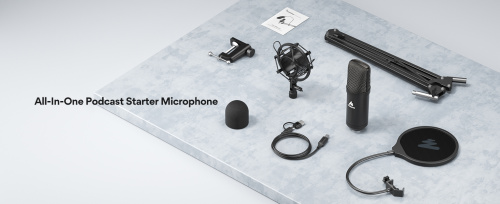 MAONO A04E USB Streamer/Podcast Mikrofon Kit
