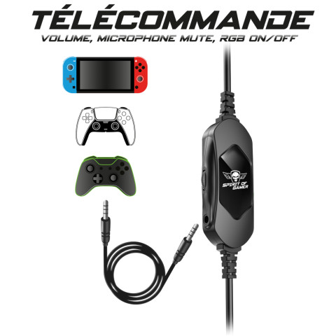 Spirit of Gamer XPERT-H700 7.1 Gamer Fejhallgató - fehér
