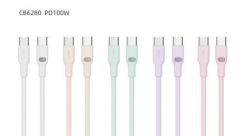 Havit CB6280 USB-Type-C gyorstöltő kábel PD100W - 1M