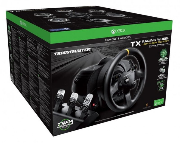 Thrustmaster TX Racing Wheel Leather Edition kormány - 2 év garancia