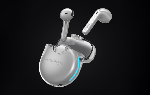 Edifier HECATE GM5 Vezeték Nélküli Gamer Fülhallgató - ezüst