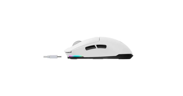 Havit MS969WB RGB - Vezeték Nélküli Gamer Egér - Fehér
