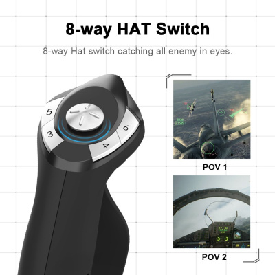 PXN-2119 PRO - Repülésvezérlő Joystick