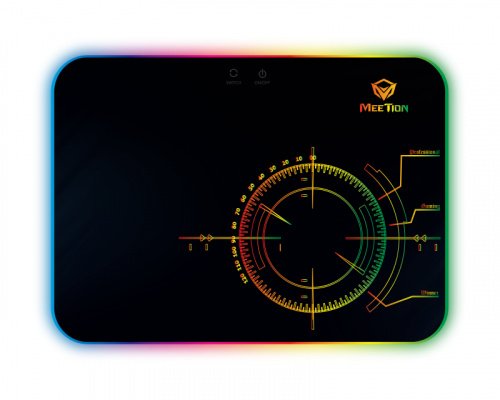 Meetion Háttérvilágítású Gamer Egérpad MT-P010