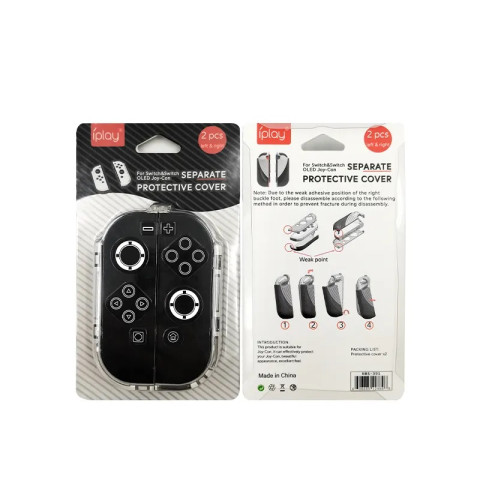 ÍPLAY Nintendo Switch Joy-Con Hard Shell Átlátszó Védőborítás