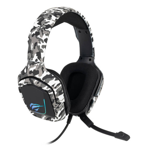 Havit H653d RGB Gamer Fejhallgató - Terepszínű fehér