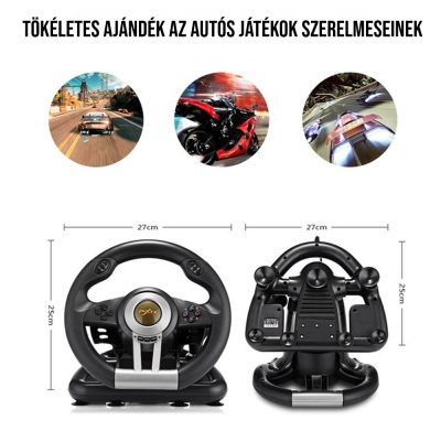 PXN-V3 PRO - Gamer Kormány Szett(PC / PS3 / PS4 / Xbox One / Switch)