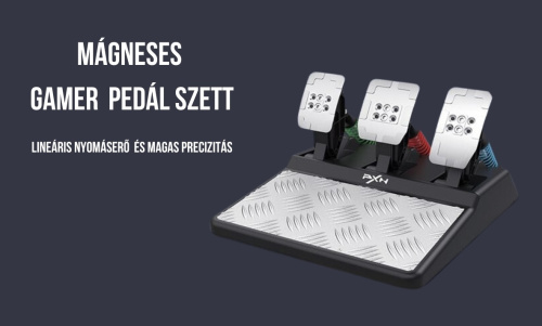PXN-A3 Mágneses Gamer Pedál Szett