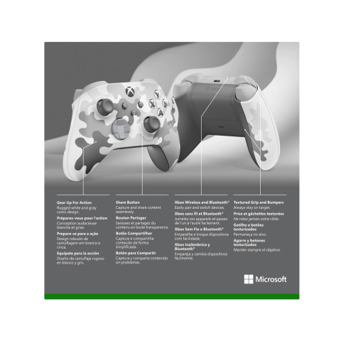 Microsoft Xbox Series X/S Vezeték Nélküli Kontroller Arctic Camo Limited Edition