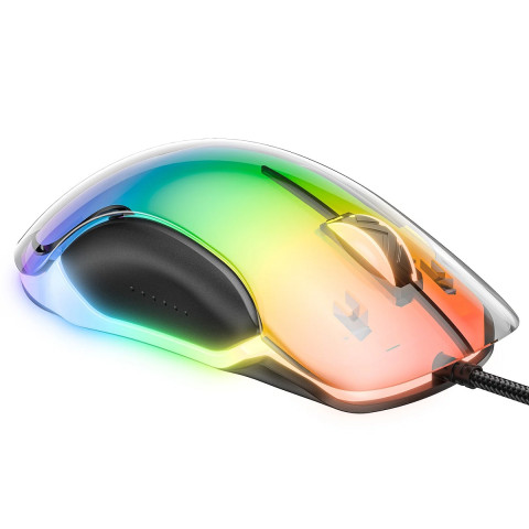 Onikuma CW925 RGB Átlátszó Gamer Egér