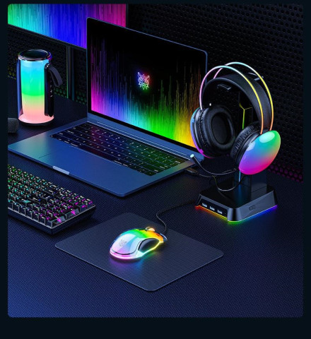 Onikuma CW925 RGB Átlátszó Gamer Egér