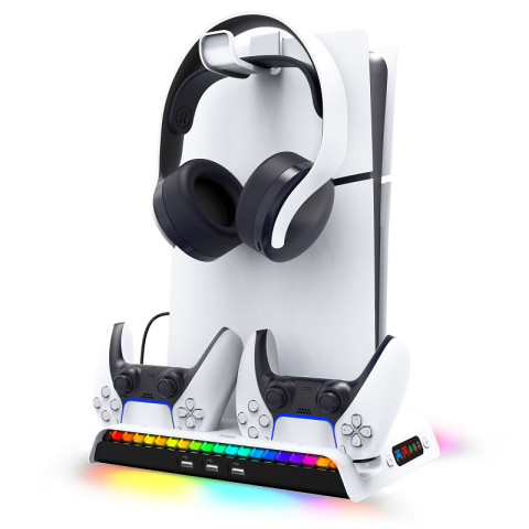 iPega PG-P5S006 Multifunkciós Playstation 5 Slim Állvány RGB