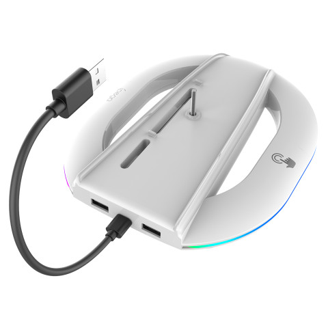 iPega PG-P5S035SA Vertikális Playstation 5 Slim Állvány RGB Beépített USB HUB