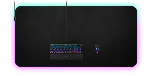 SteelSeries QCK Prism Cloth 5XL ETAIL Gamer Egérpad