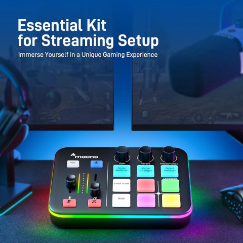 MAONO G1 Neo Streamer/Gamer Audio Mixer