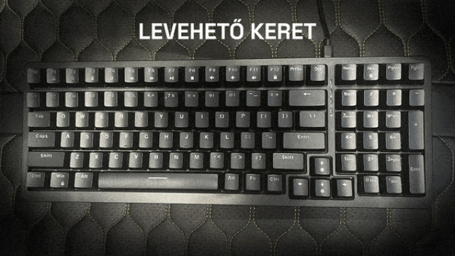 Acer OKW214 Mechanikus Gamer Billentyűzet - Fekete - Angol kiosztás!
