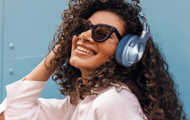 OneOdio Fusion A70 Vezeték Nélküli Bluetooth Headset - Világoskék