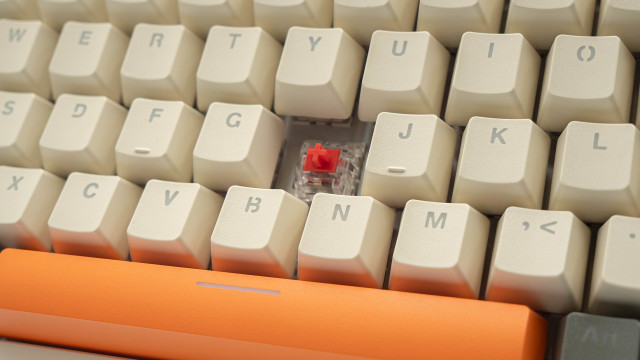 Acer OKW214 Mechanikus Gamer Billentyűzet - Bézs-Narancs-Fekete - Angol kiosztás!