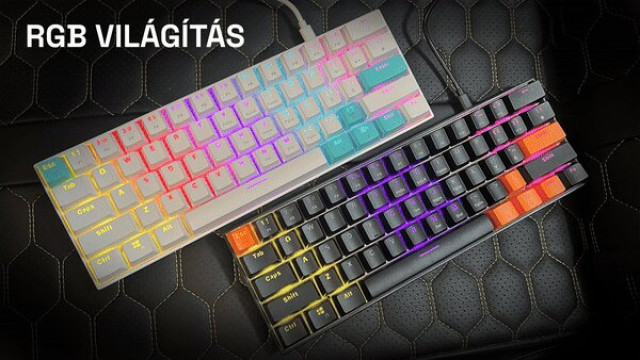 Acer OKW210 Mechanikus Gamer Billentyűzet - Fekete - Angol kiosztás!
