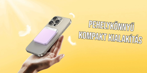 Remax Cube RPP-8 Magsafe Vezeték Nélküli Gyorstöltő Powerbank 5000 mAh