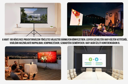 Havit PS100 Smart Life Series Projektor vetítővászon