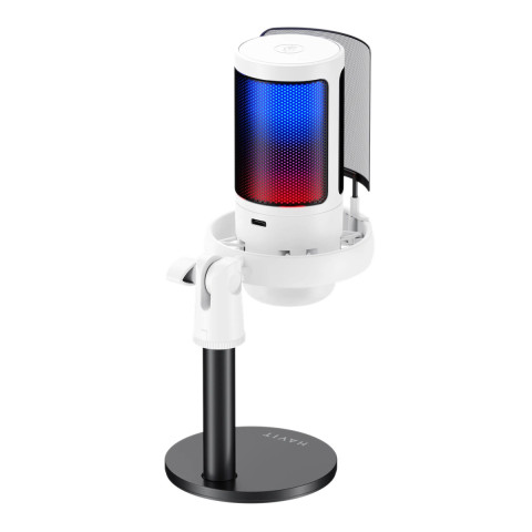 Havit GK50 Streamer/Gamer Mikrofon - Fehér