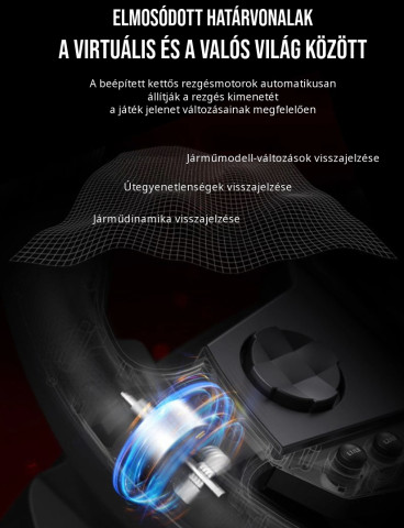 PXN-V9GEN2 Gamer Kormány Szett (PC / PS3 / PS4 / Xbox One / Xbox Series S&X)