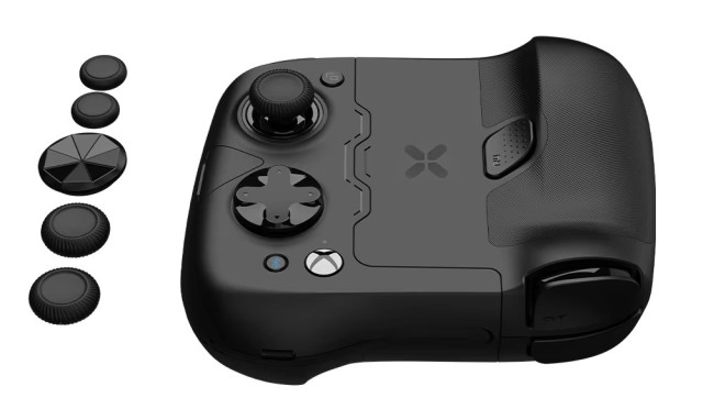 GameSir X4 Aileron Vezeték Nélküli Kontroller Telefontartóval - Fekete-Zöld