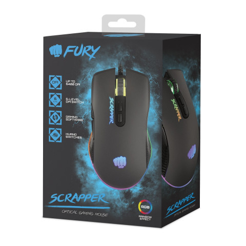 Fury Scrapper - RGB Gamer Egér