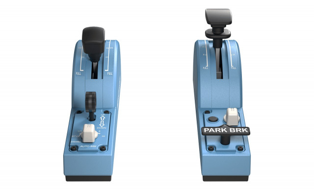 Thrustmaster TCA Quadrant Add-On Airbus Edition tolókar - 1 év garancia