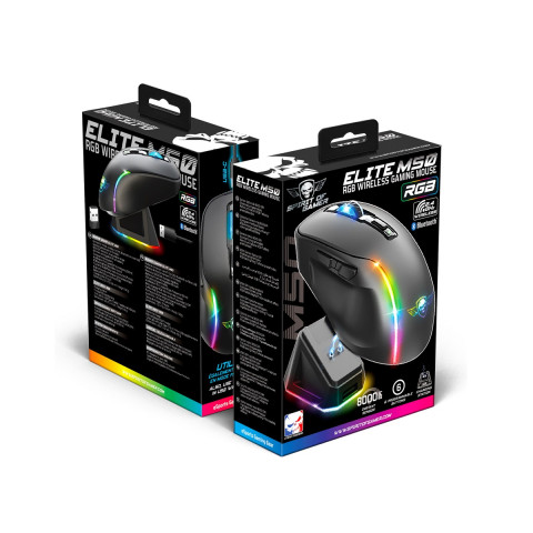 Spirit of Gamer Elite-M50 Vezeték nélküli gamer egér - Fekete