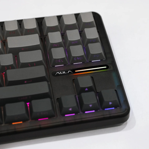 AULA F87 PRO Vezeték Nélküli Mechanikus Gamer Billentyűzet - Fekete