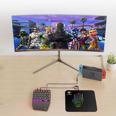 Spirit of Gamer XPERT-G700 Mechanikus billentyűzet, egér, egérpad csomag - US kiosztás