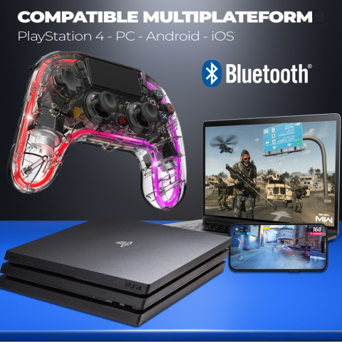 Spirit of Gamer Wireless Bluetooth RGB kontroller - Neon