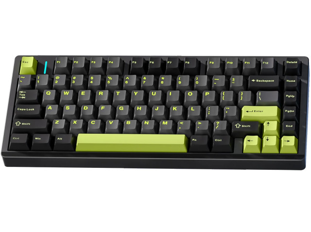 AULA M75 Vezeték Nélküli Mechanikus Gamer Billentyűzet - Fekete