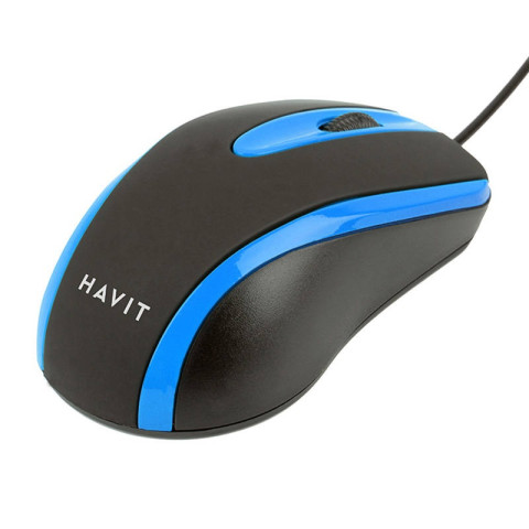 Havit MS753 Vezetékes Egér - Fekete/Kék
