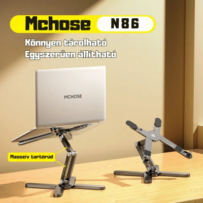 MCHOSE Laptop állvány N86 Ezüst